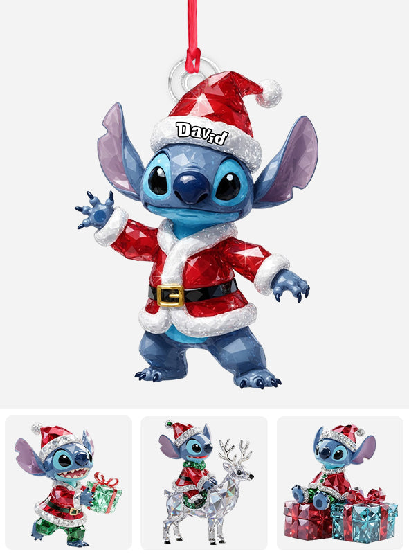 Personalized Ohana Ornament Custom Name Acrylic Gift for Family Ornament GradoCreations