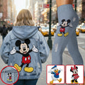 Personalized Mickey Mouse Hoodie and Leggings Set for Kids Hoodie & Leggings GradoCreations