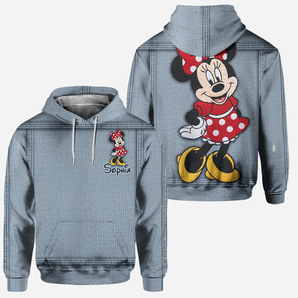 Personalized Mickey Mouse Hoodie and Leggings Set for Kids Hoodie & Leggings GradoCreations