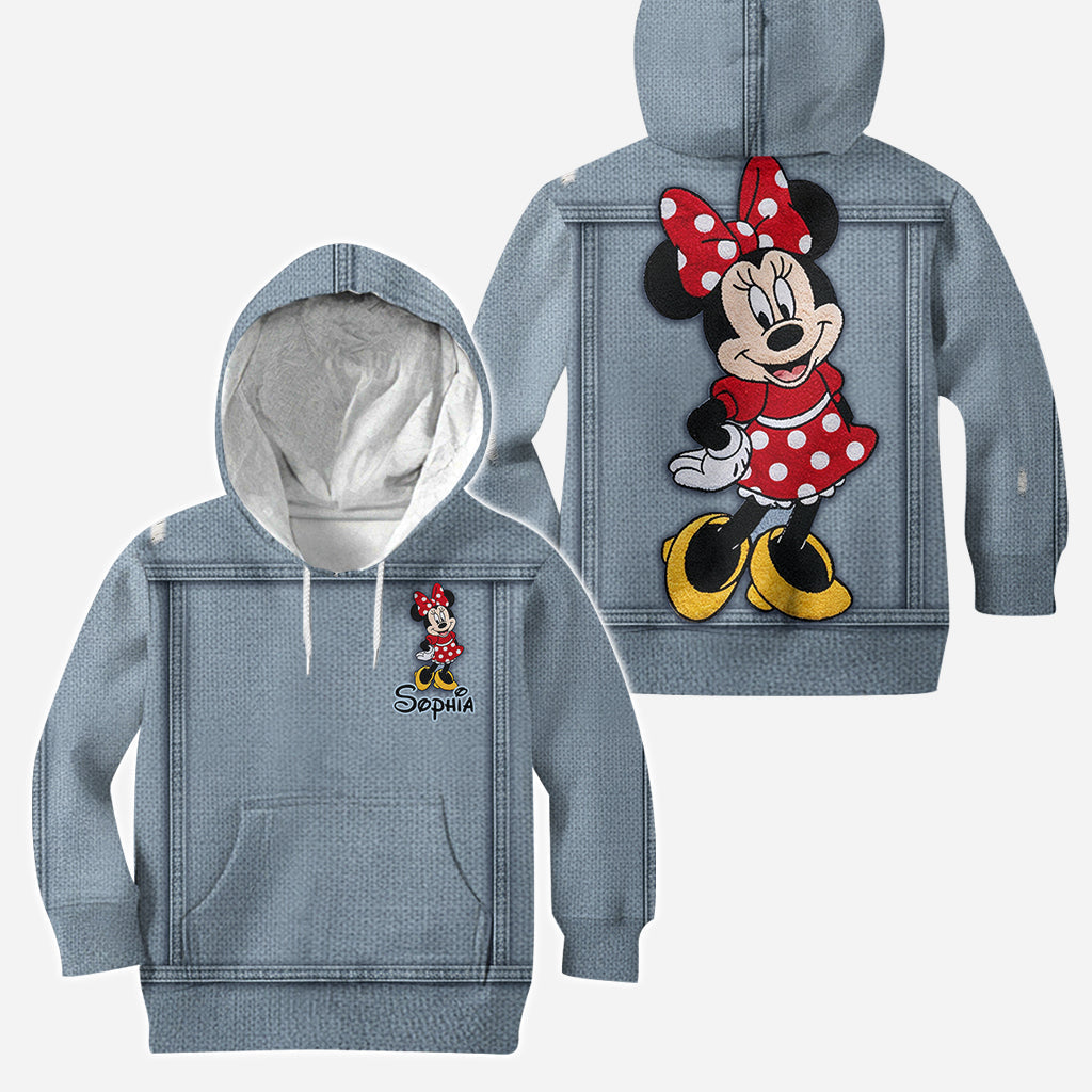 Personalized Mickey Mouse Hoodie and Leggings Set for Kids Hoodie & Leggings GradoCreations