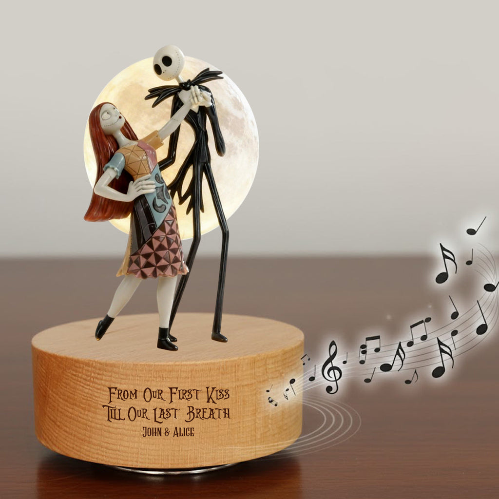 Personalized Acrylic Rotating Music Plaque Gift for Couples Rotating Music Plaque GradoCreations