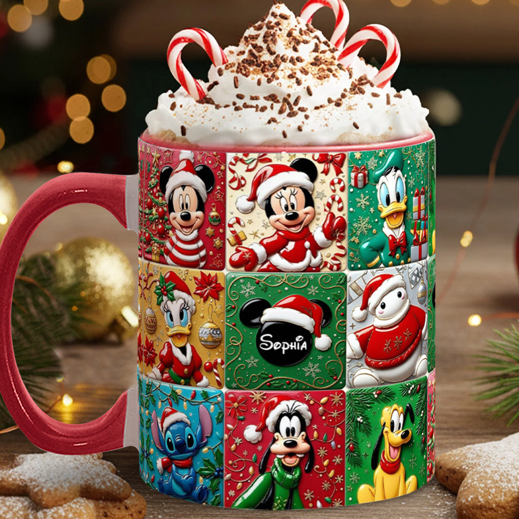 Personalized Magical Friends Accent Mug Custom Name Gift for Christmas Accent Mug GradoCreations