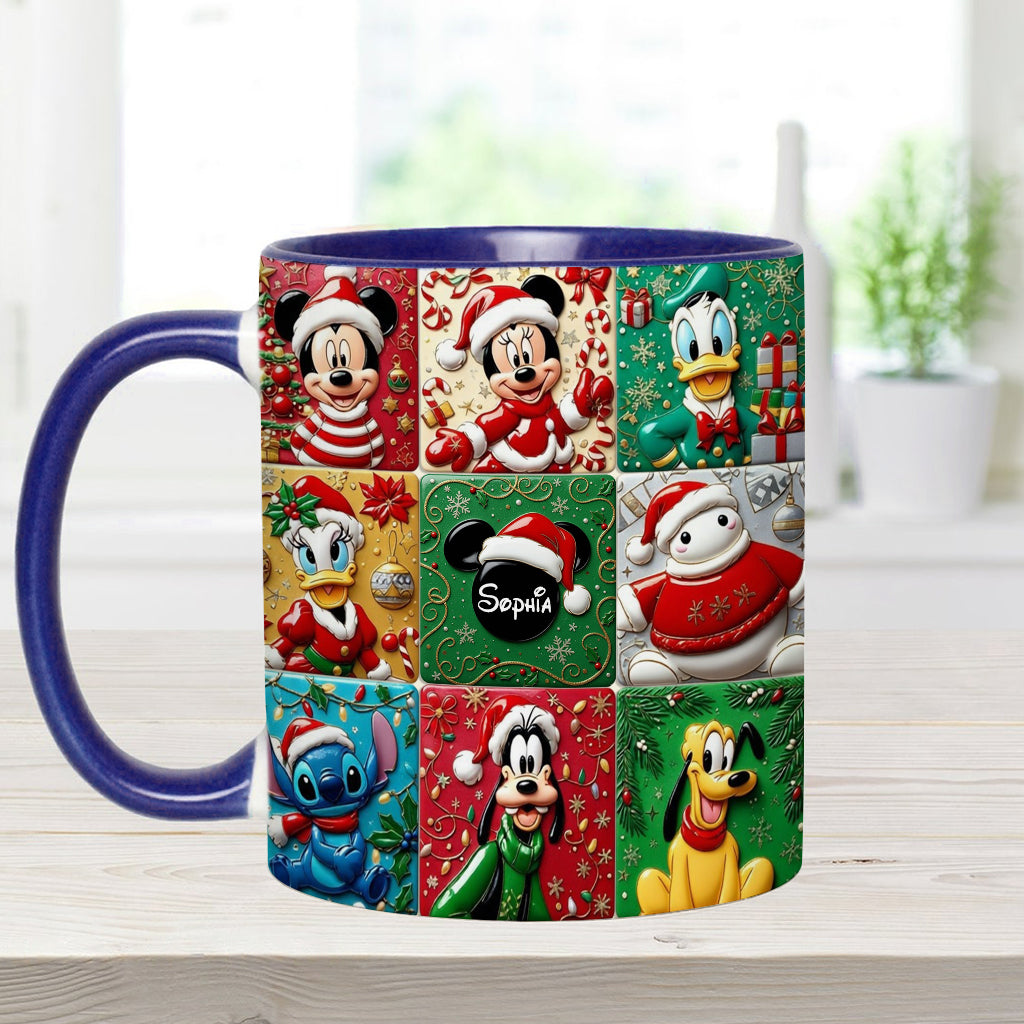 Personalized Magical Friends Accent Mug Custom Name Gift for Christmas Accent Mug GradoCreations