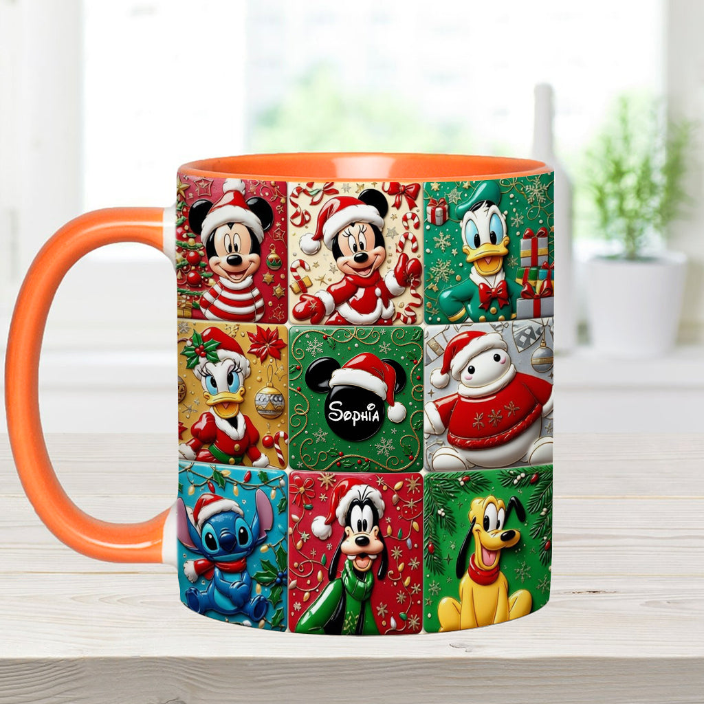 Personalized Magical Friends Accent Mug Custom Name Gift for Christmas Accent Mug GradoCreations