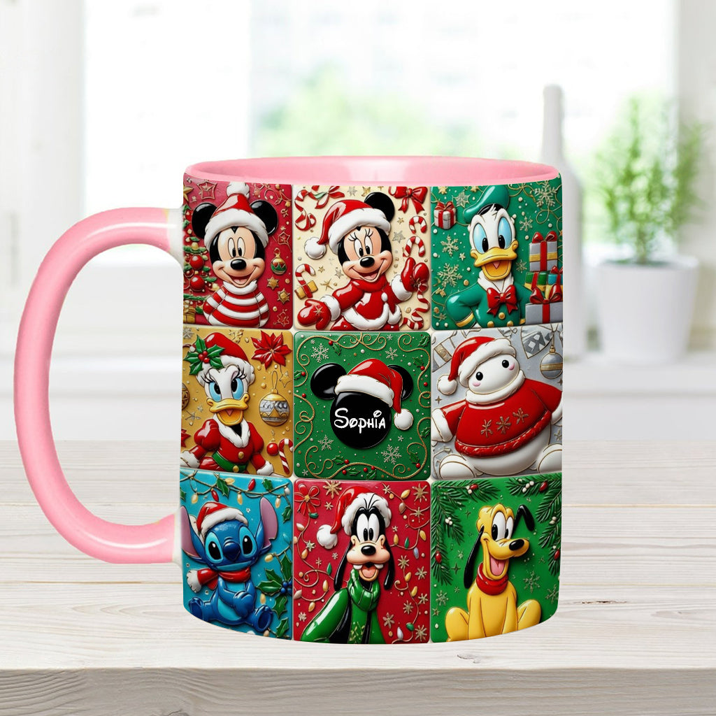 Personalized Magical Friends Accent Mug Custom Name Gift for Christmas Accent Mug GradoCreations