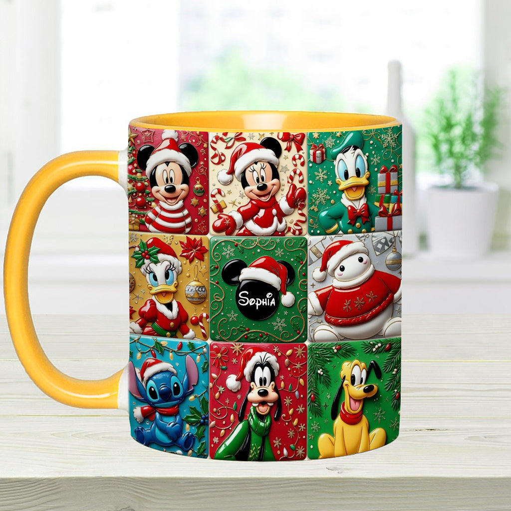 Personalized Magical Friends Accent Mug Custom Name Gift for Christmas Accent Mug GradoCreations