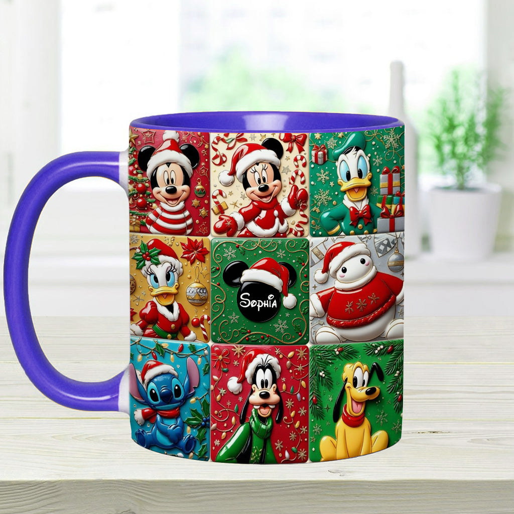 Personalized Magical Friends Accent Mug Custom Name Gift for Christmas Accent Mug GradoCreations