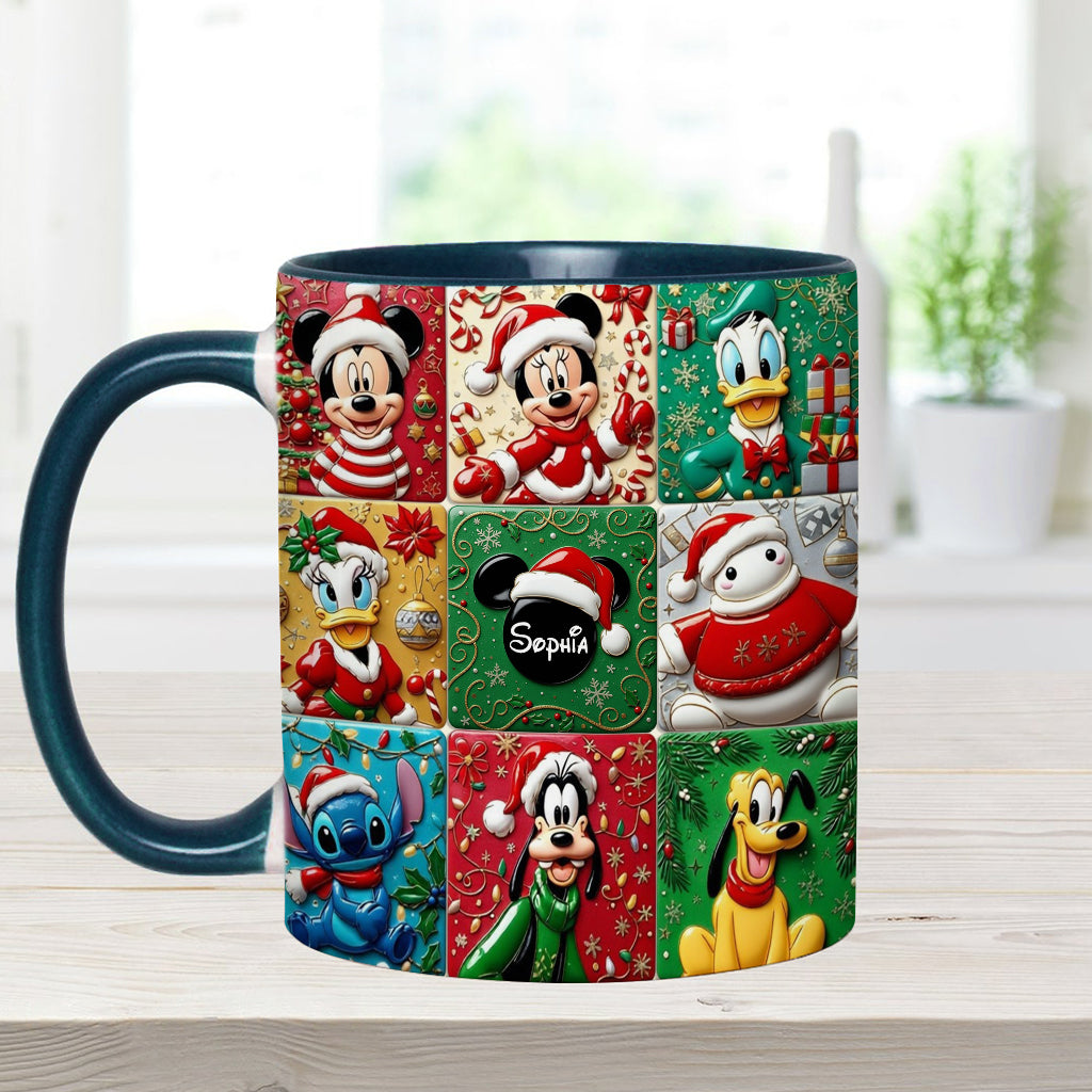 Personalized Magical Friends Accent Mug Custom Name Gift for Christmas Accent Mug GradoCreations