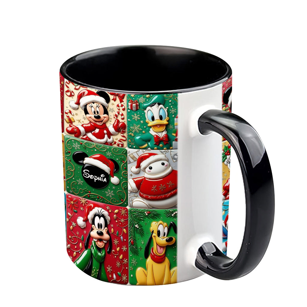 Personalized Magical Friends Accent Mug Custom Name Gift for Christmas Accent Mug GradoCreations