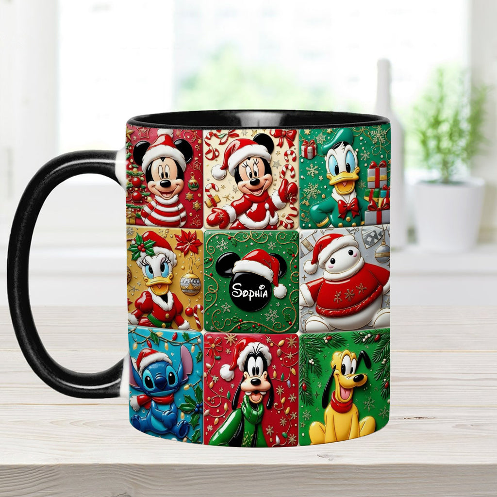 Personalized Magical Friends Accent Mug Custom Name Gift for Christmas Accent Mug GradoCreations