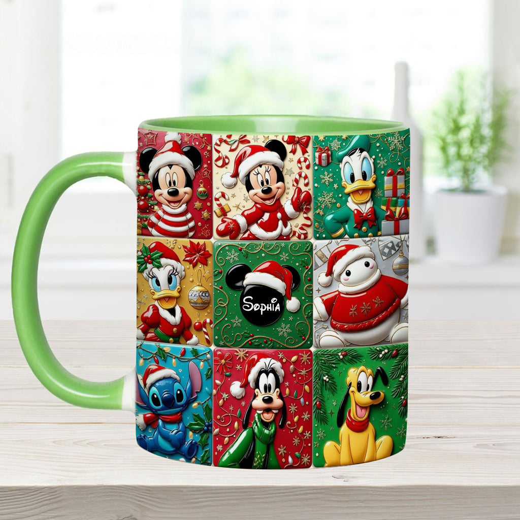 Personalized Magical Friends Accent Mug Custom Name Gift for Christmas Accent Mug GradoCreations