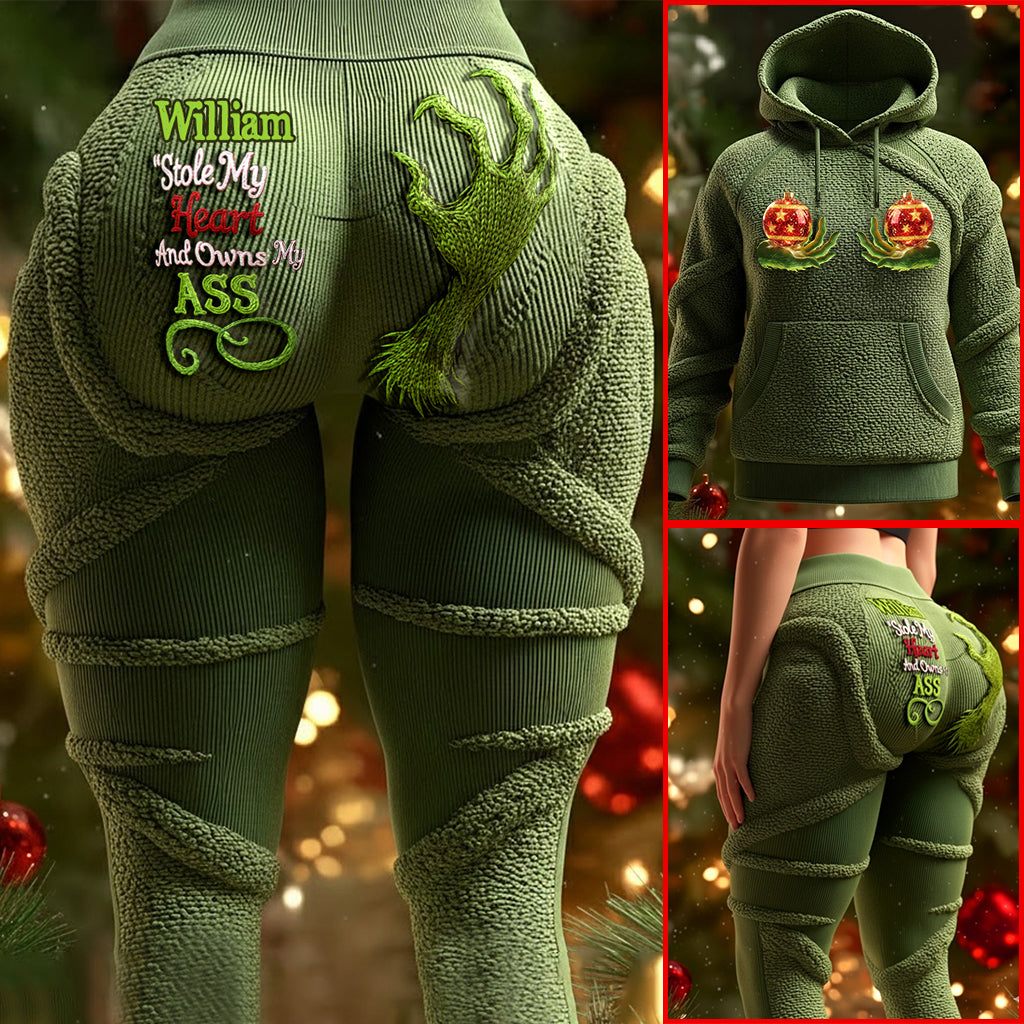 Personalized Stole My Heart Leggings Unique Christmas Gift Hoodie & Leggings GradoCreations