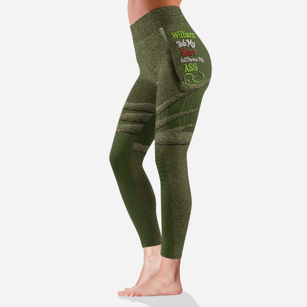 Personalized Stole My Heart Leggings Unique Christmas Gift Hoodie & Leggings GradoCreations