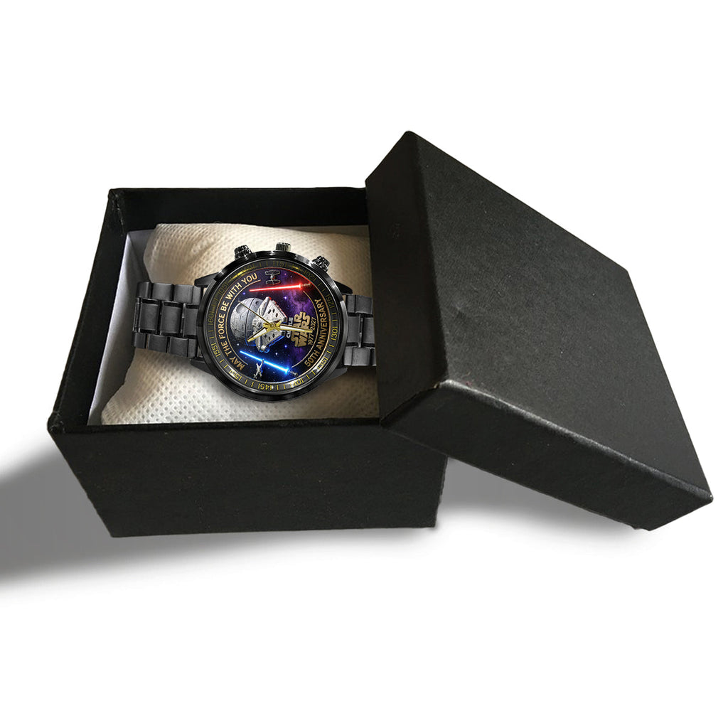 Personalized 50th Anniversary Hand Watch Star Wars Gift Hand Watch GradoCreations