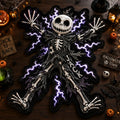 Personalized Spooky Skeleton Tufted Rug Halloween Decor Gift Tufted Rug GradoCreations