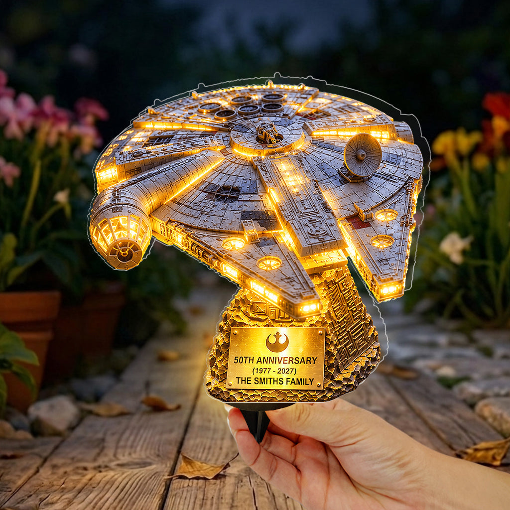 Custom Solar Acrylic Light 3D Design Personalized Gift for Dad Solar Acrylic Light GradoCreations
