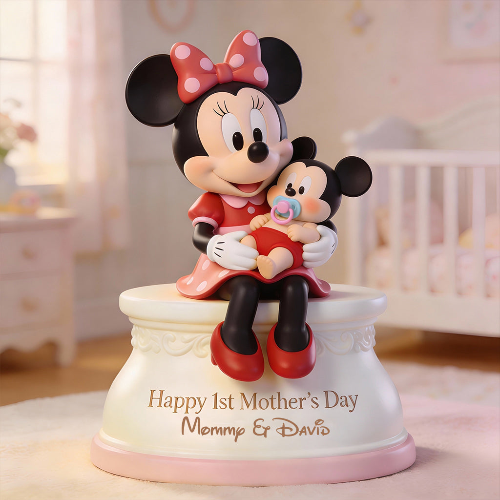 Custom Shaped Acrylic Plaque Happy 1st Mother's Day Gift Custom Shaped Acrylic Plaque GradoCreations