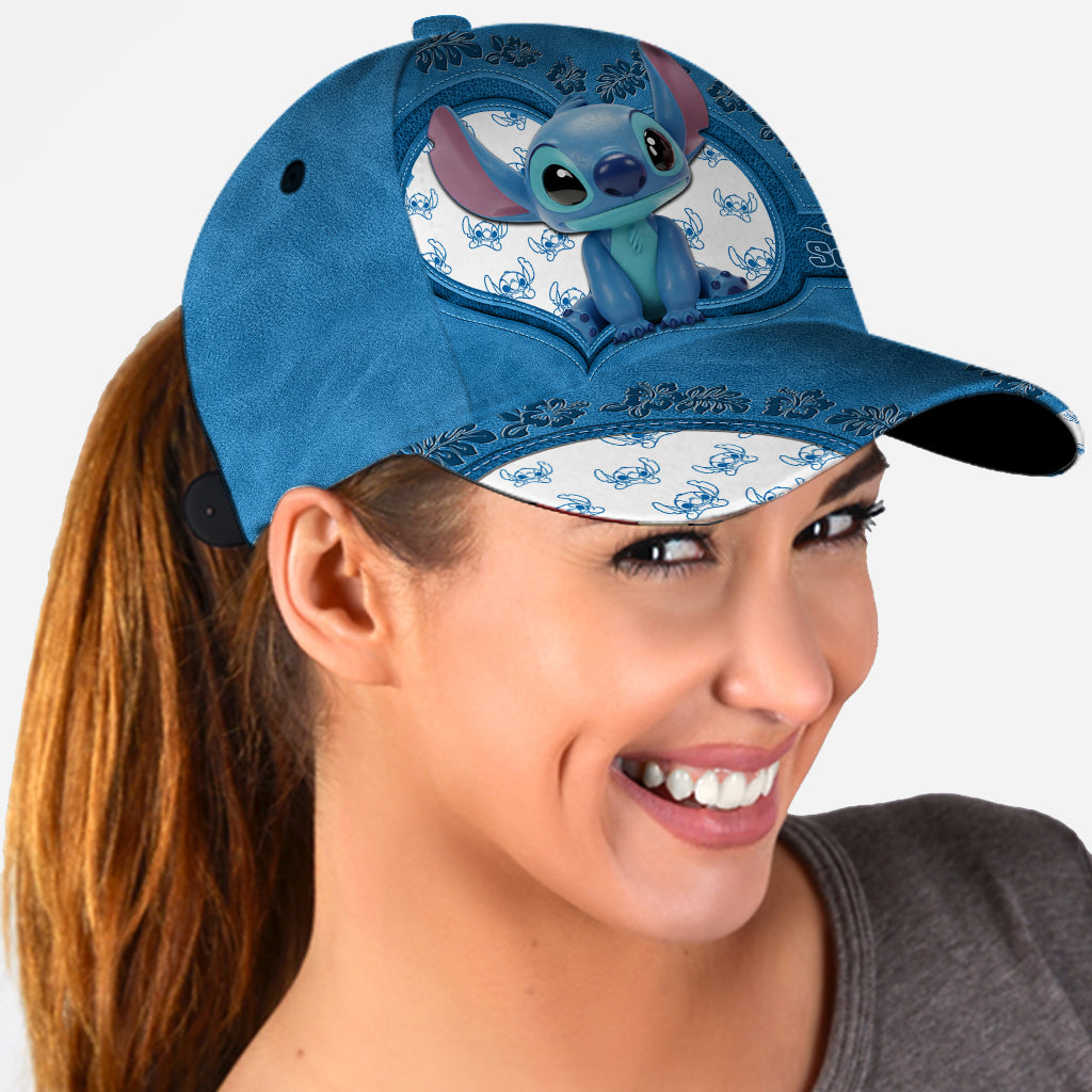 Personalized Stitch Classic Cap Custom Name Gift for Kids Classic Cap GradoCreations