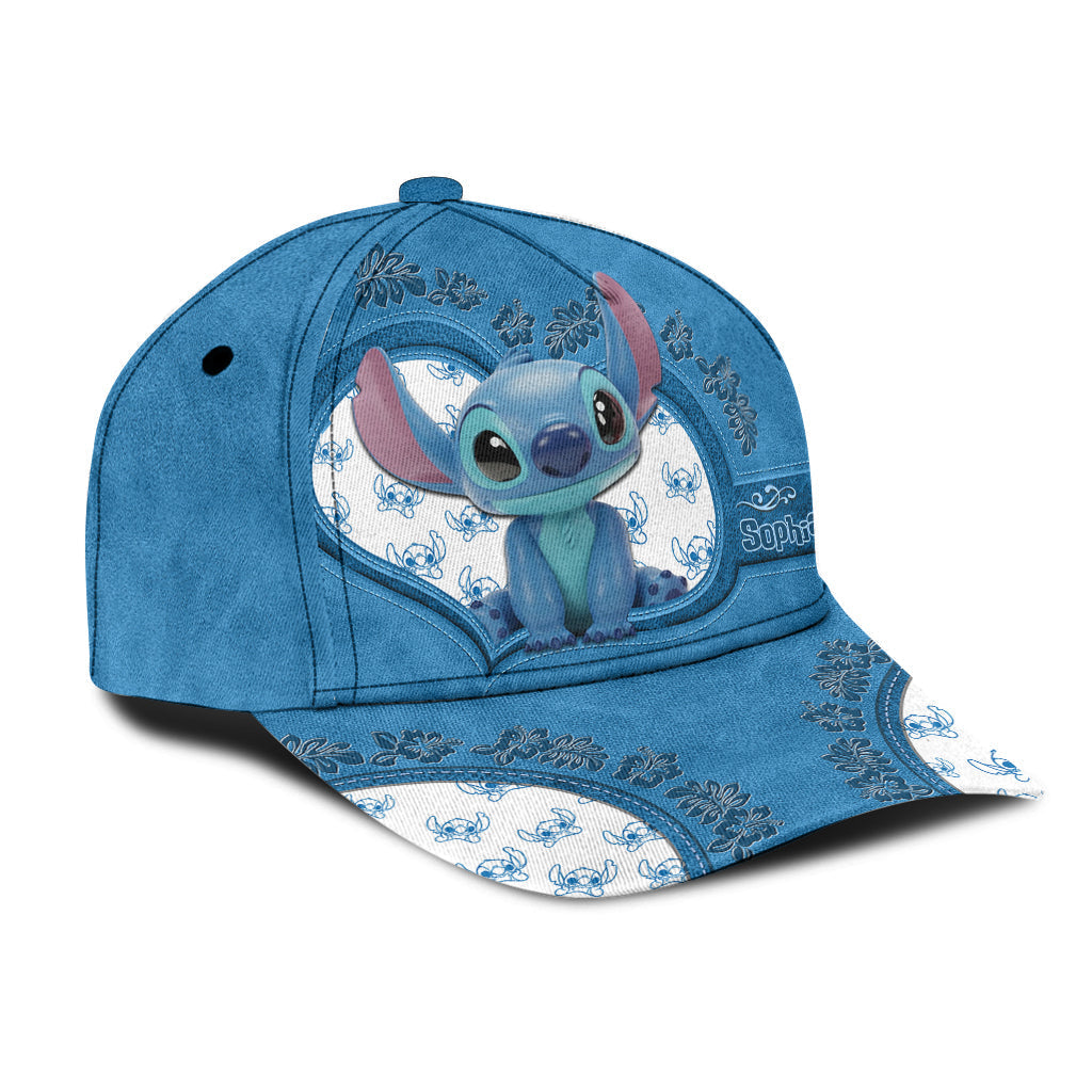 Personalized Stitch Classic Cap Custom Name Gift for Kids Classic Cap GradoCreations