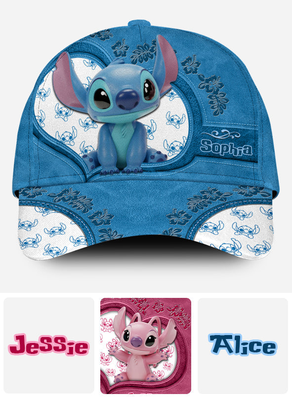 Personalized Stitch Classic Cap Custom Name Gift for Kids Classic Cap GradoCreations