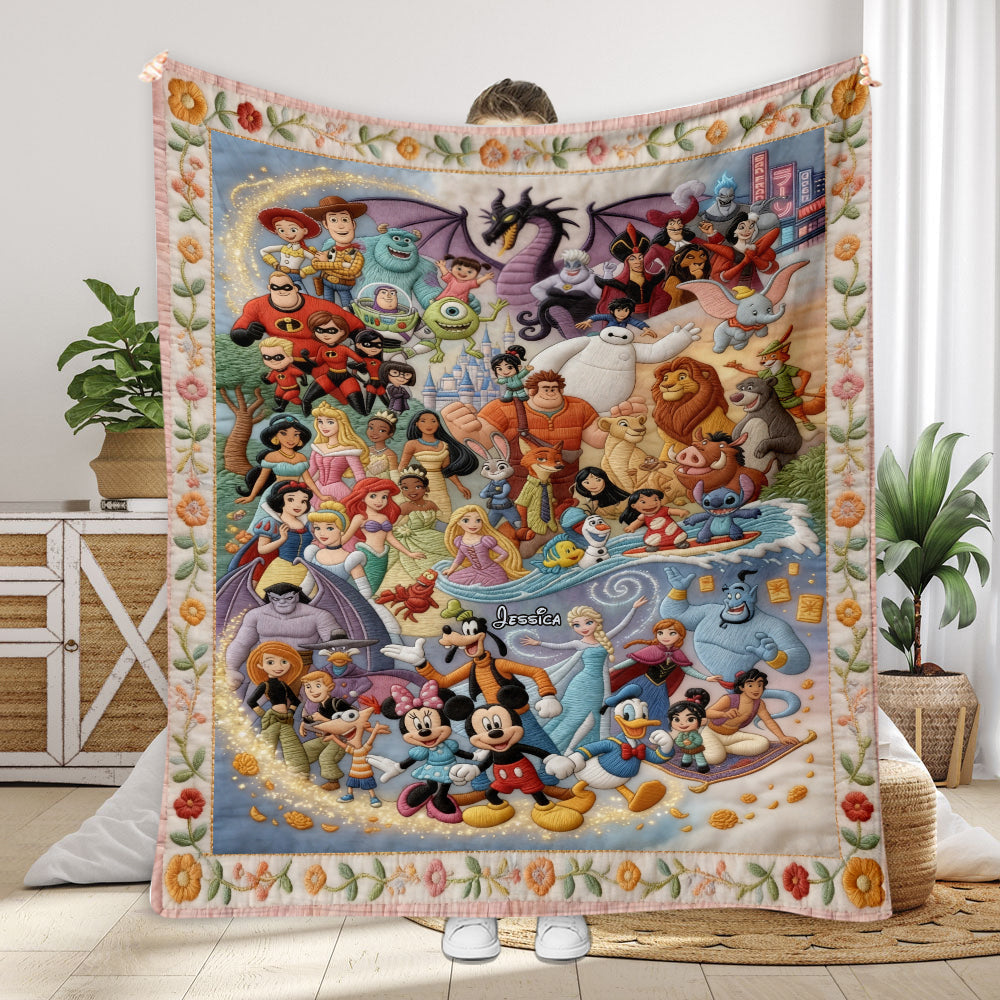 Personalized Blanket for Movie Fans | Custom Name Gift Blanket GradoCreations