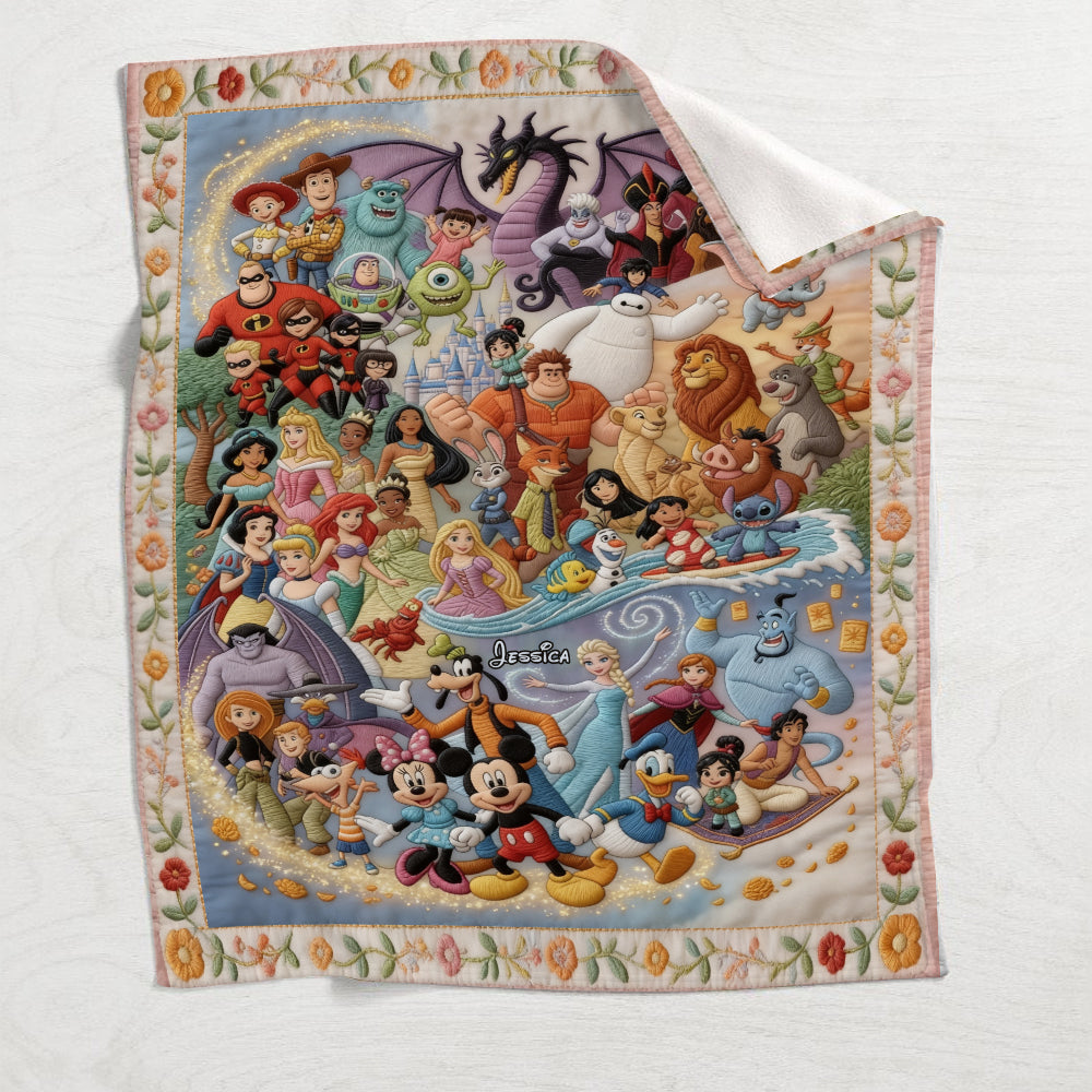Personalized Blanket for Movie Fans | Custom Name Gift Blanket GradoCreations