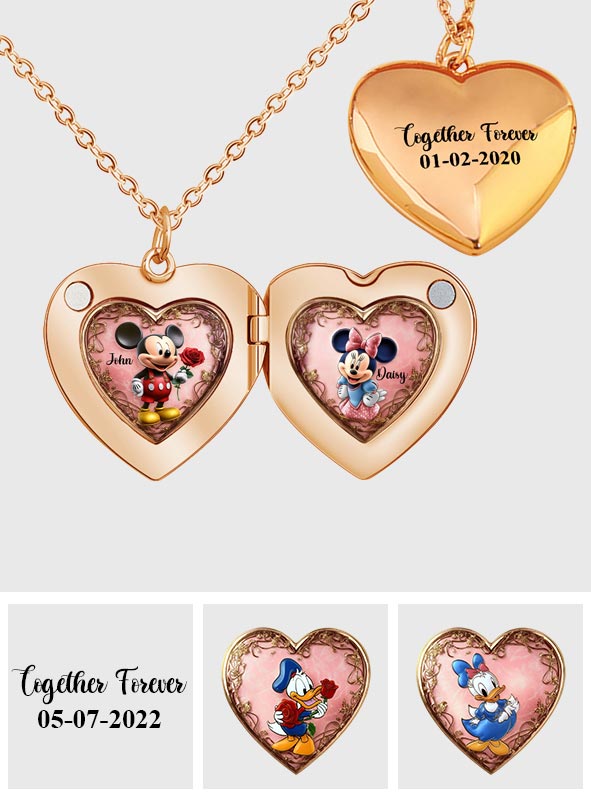 Personalized Heart Locket Necklace Custom Photo Pendant Gift Locket Pendant Necklace GradoCreations