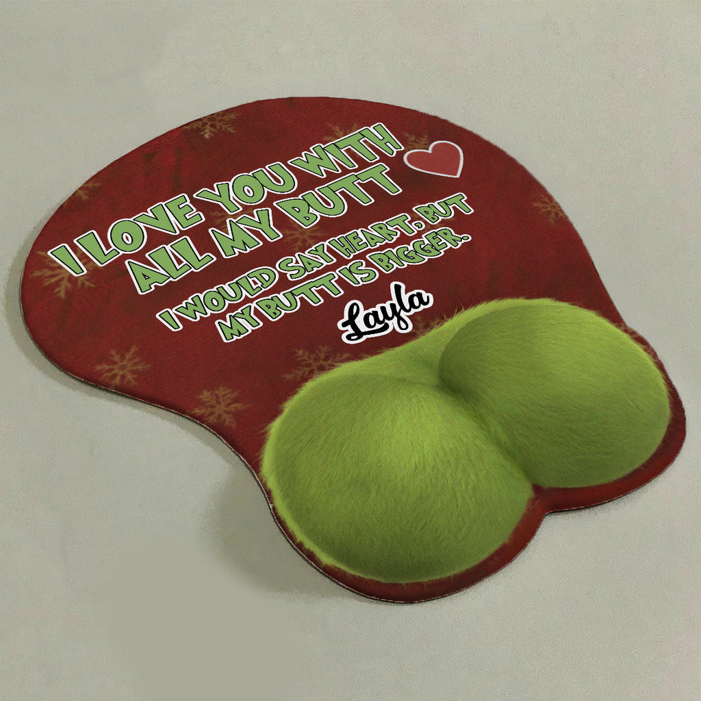 Personalized 3D Mouse Pad Funny Gift for Him Christmas 3D Mouse Pad GradoCreations