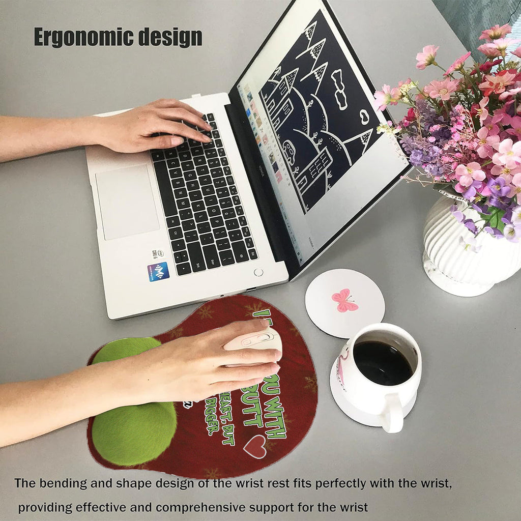 Personalized 3D Mouse Pad Funny Gift for Him Christmas 3D Mouse Pad GradoCreations