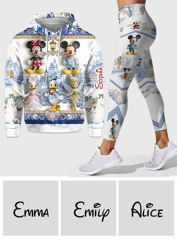 Personalized Mouse Hoodie and Leggings Set for Kids Hoodie & Leggings GradoCreations