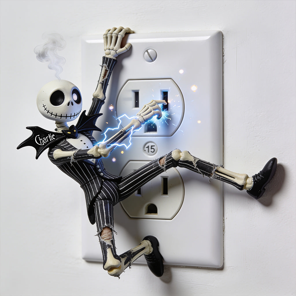 Personalized Nightmare Light Switch Cover Custom Name Decor Light Switch/ Outlet Cover GradoCreations