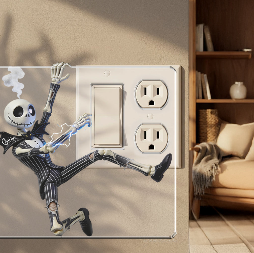 Personalized Nightmare Light Switch Cover Custom Name Decor Light Switch/ Outlet Cover GradoCreations