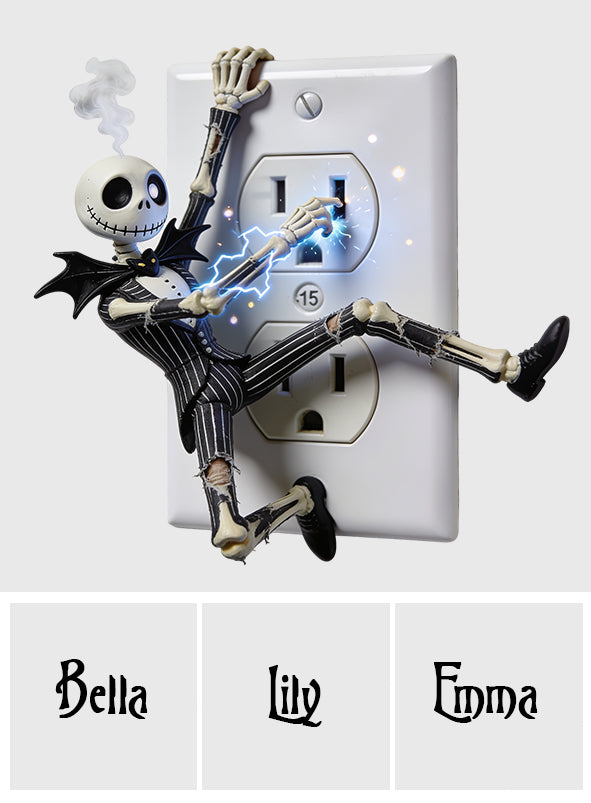 Personalized Nightmare Light Switch Cover Custom Name Decor Light Switch/ Outlet Cover GradoCreations