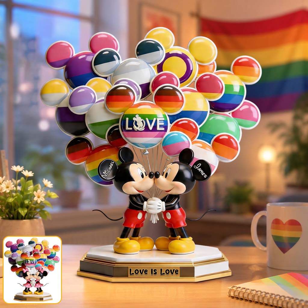 Personalized Acrylic Plaque Custom LGBT Support Gift Custom Shaped Acrylic Plaque GradoCreations
