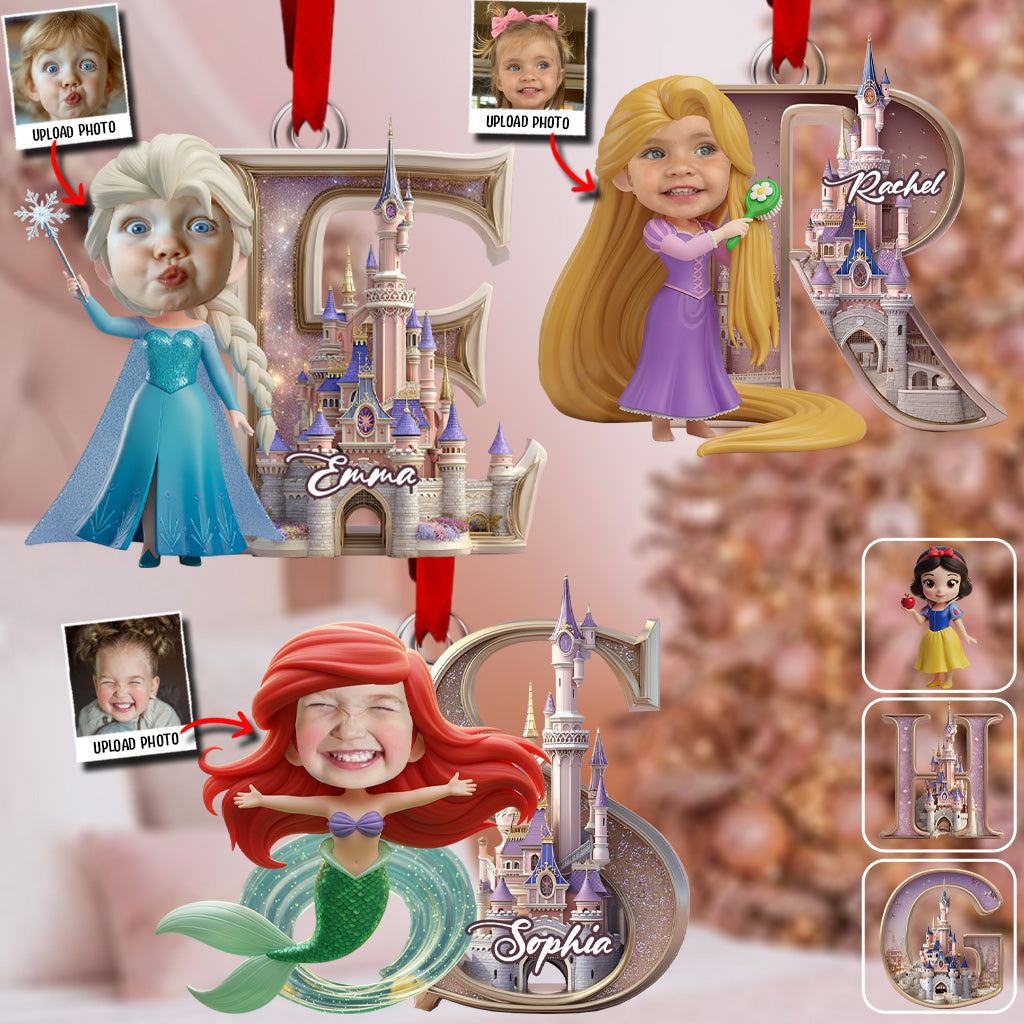 Personalized Transparent Mouse Ornament for Christmas Gift One-sided Ornament GradoCreations