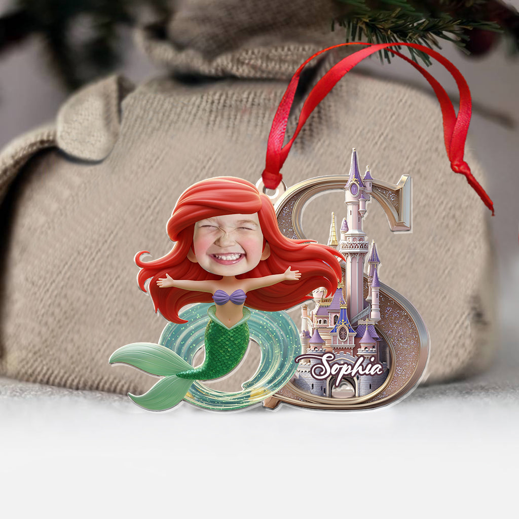 Personalized Transparent Mouse Ornament for Christmas Gift One-sided Ornament GradoCreations