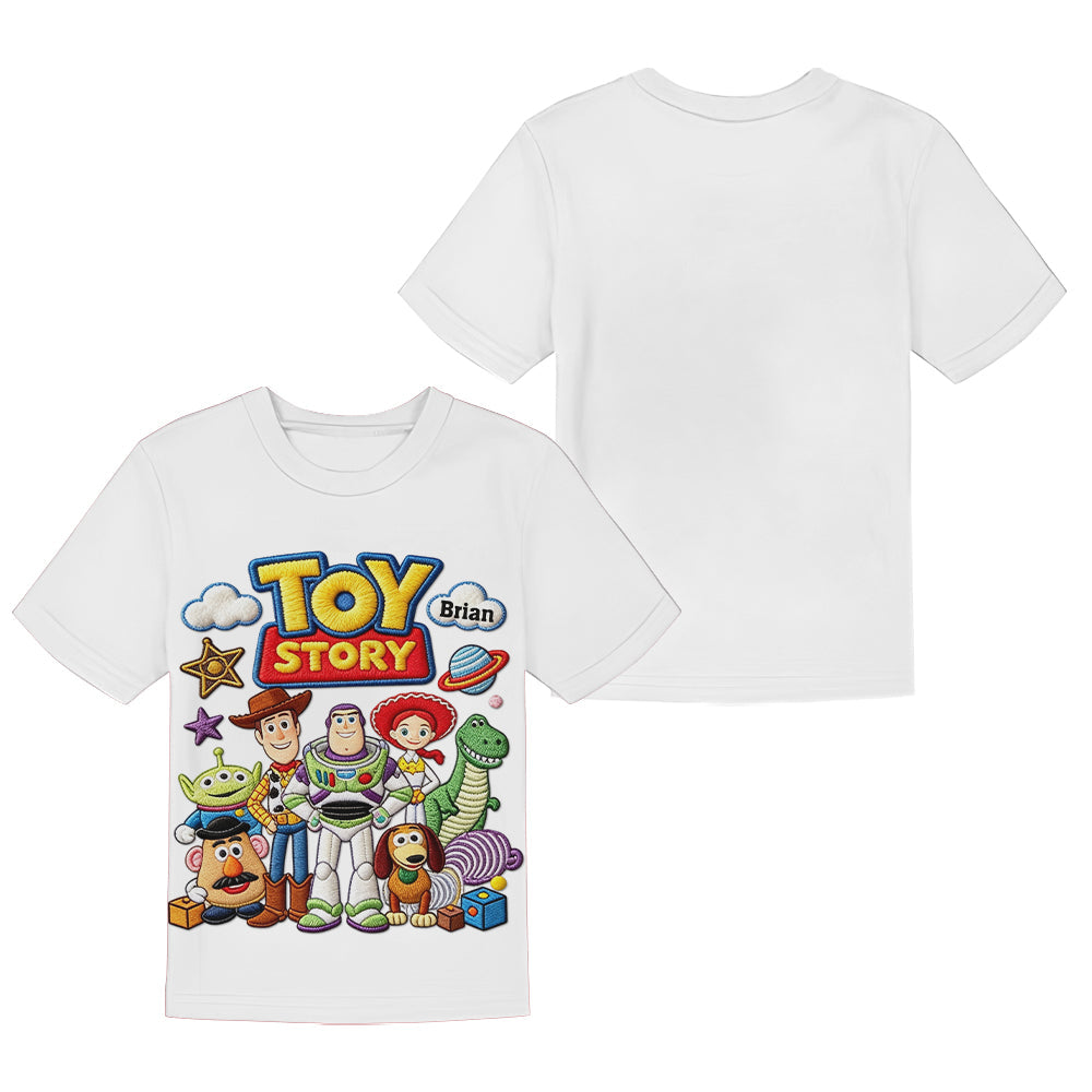 Personalized Toy Story T-Shirt & Shorts Set for Kids Kid T-shirt & Shorts GradoCreations