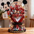 Personalized Acrylic Flower Display Plaque Gift for Couples Custom Shaped Acrylic Plaque GradoCreations