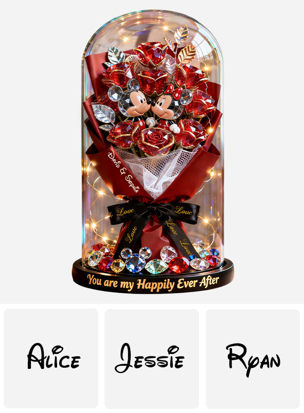 Personalized Acrylic Flower Display Plaque Gift for Couples Custom Shaped Acrylic Plaque GradoCreations
