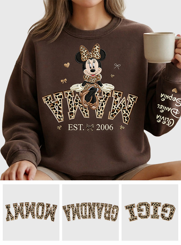 Personalized All Over Shirt with Minnie Mouse Design for Mom All Over Shirt GradoCreations