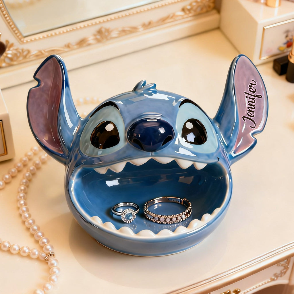 Personalized Stitch Catch-All Tray Custom Name Gift for Mom Catch-All Tray GradoCreations