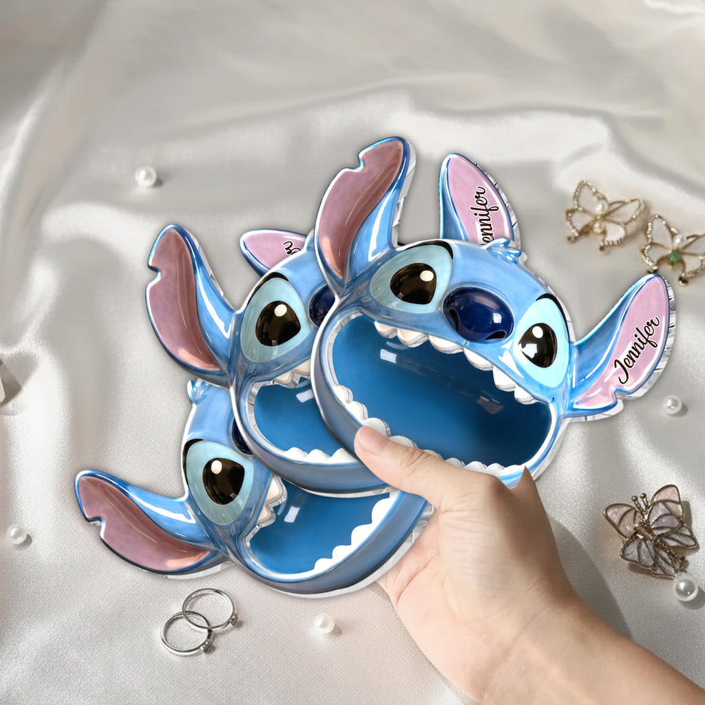 Personalized Stitch Catch-All Tray Custom Name Gift for Mom Catch-All Tray GradoCreations