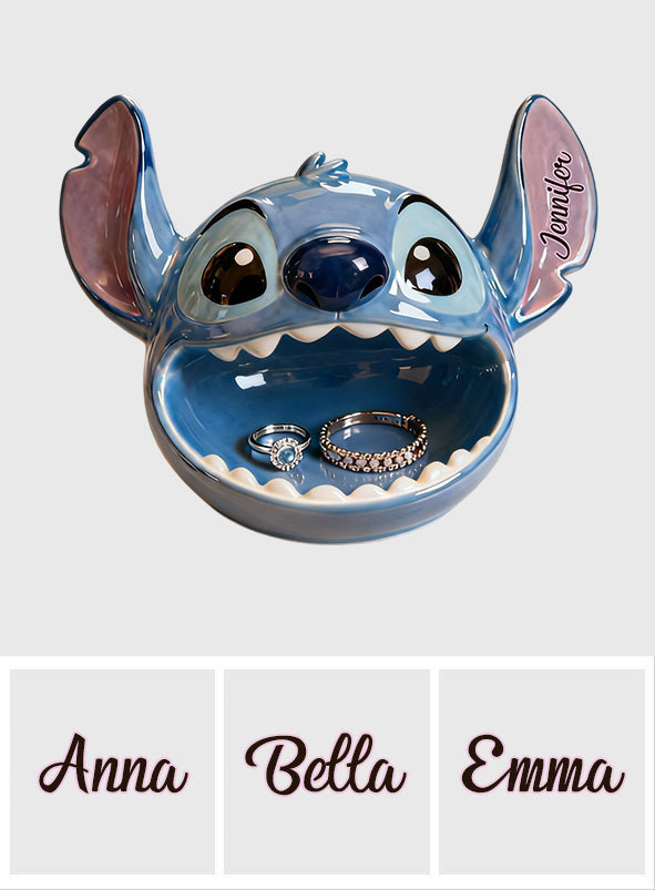 Personalized Stitch Catch-All Tray Custom Name Gift for Mom Catch-All Tray GradoCreations