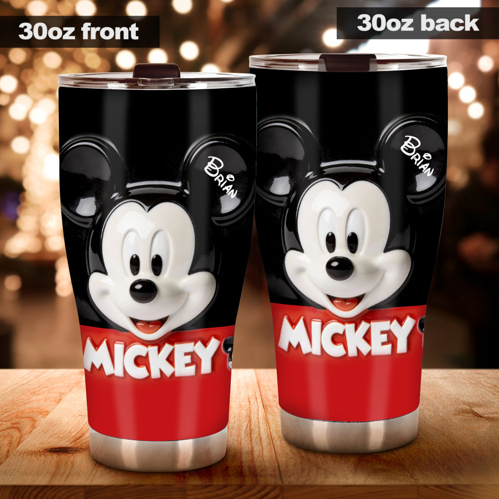 Personalized Mickey and Minnie Mouse Tumbler Gift for Kids Tumbler GradoCreations