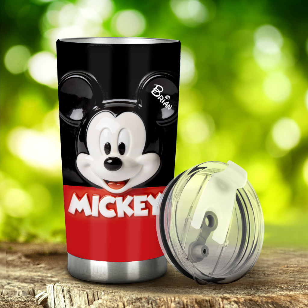 Personalized Mickey and Minnie Mouse Tumbler Gift for Kids Tumbler GradoCreations