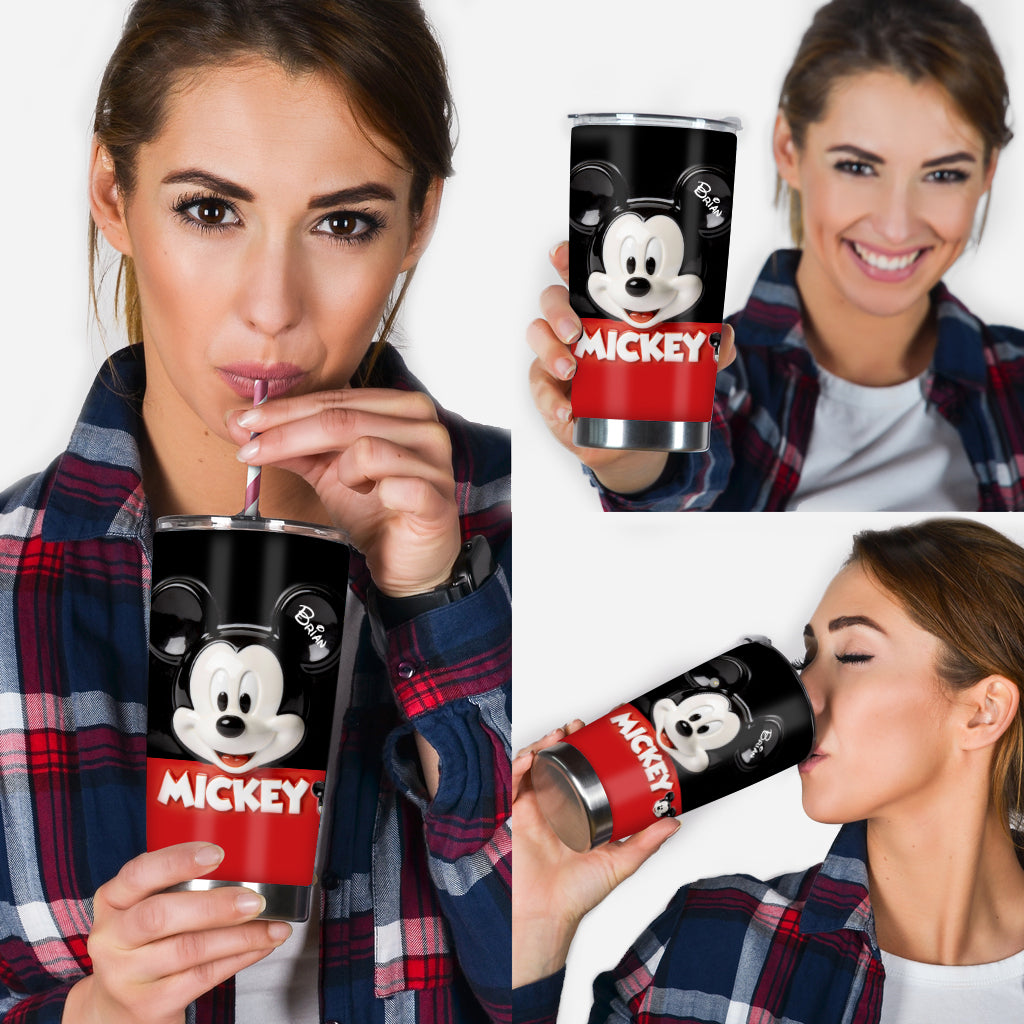 Personalized Mickey and Minnie Mouse Tumbler Gift for Kids Tumbler GradoCreations
