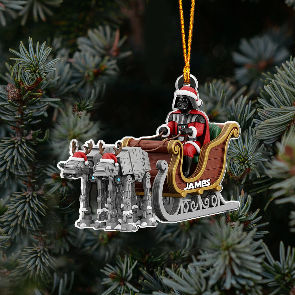 Personalized Christmas Ornament with Darth Vader Design for Kids Ornament GradoCreations