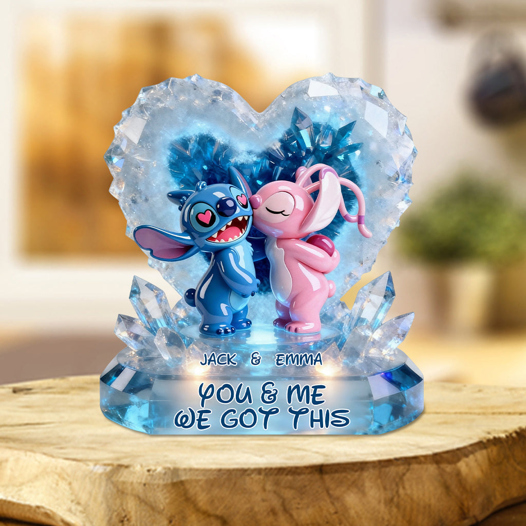 Personalized Ohana Acrylic Plaque Custom Name Gift for Family Custom Shaped Acrylic Plaque GradoCreations