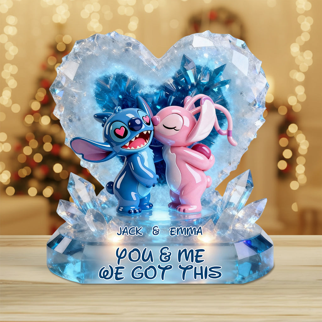 Personalized Ohana Acrylic Plaque Custom Name Gift for Family Custom Shaped Acrylic Plaque GradoCreations