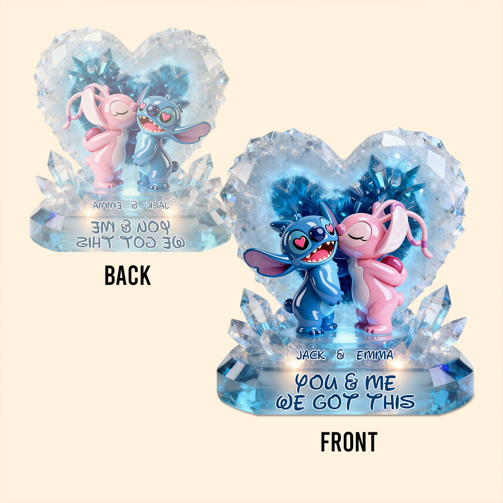 Personalized Ohana Acrylic Plaque Custom Name Gift for Family Custom Shaped Acrylic Plaque GradoCreations